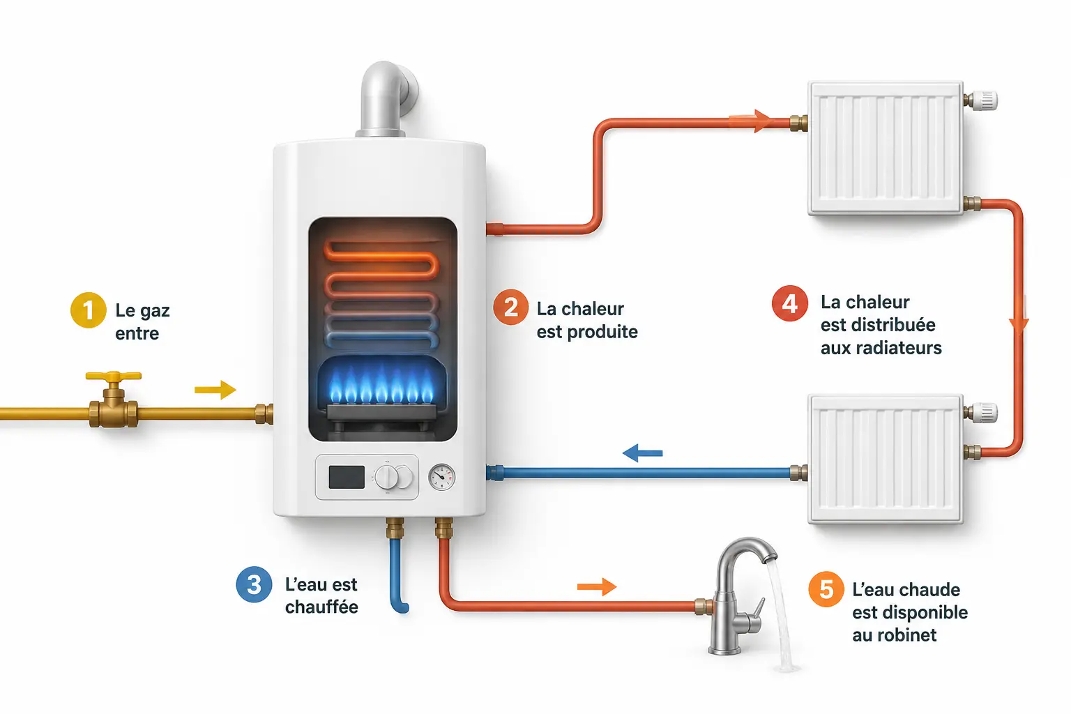 Qu’est-ce que le chauffage au gaz et comment fonctionne-t-il ?