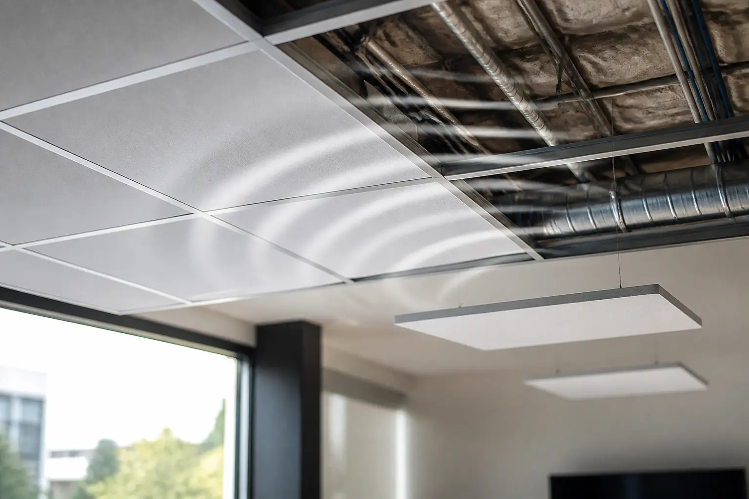 Pourquoi mettre des dalles au plafond ?