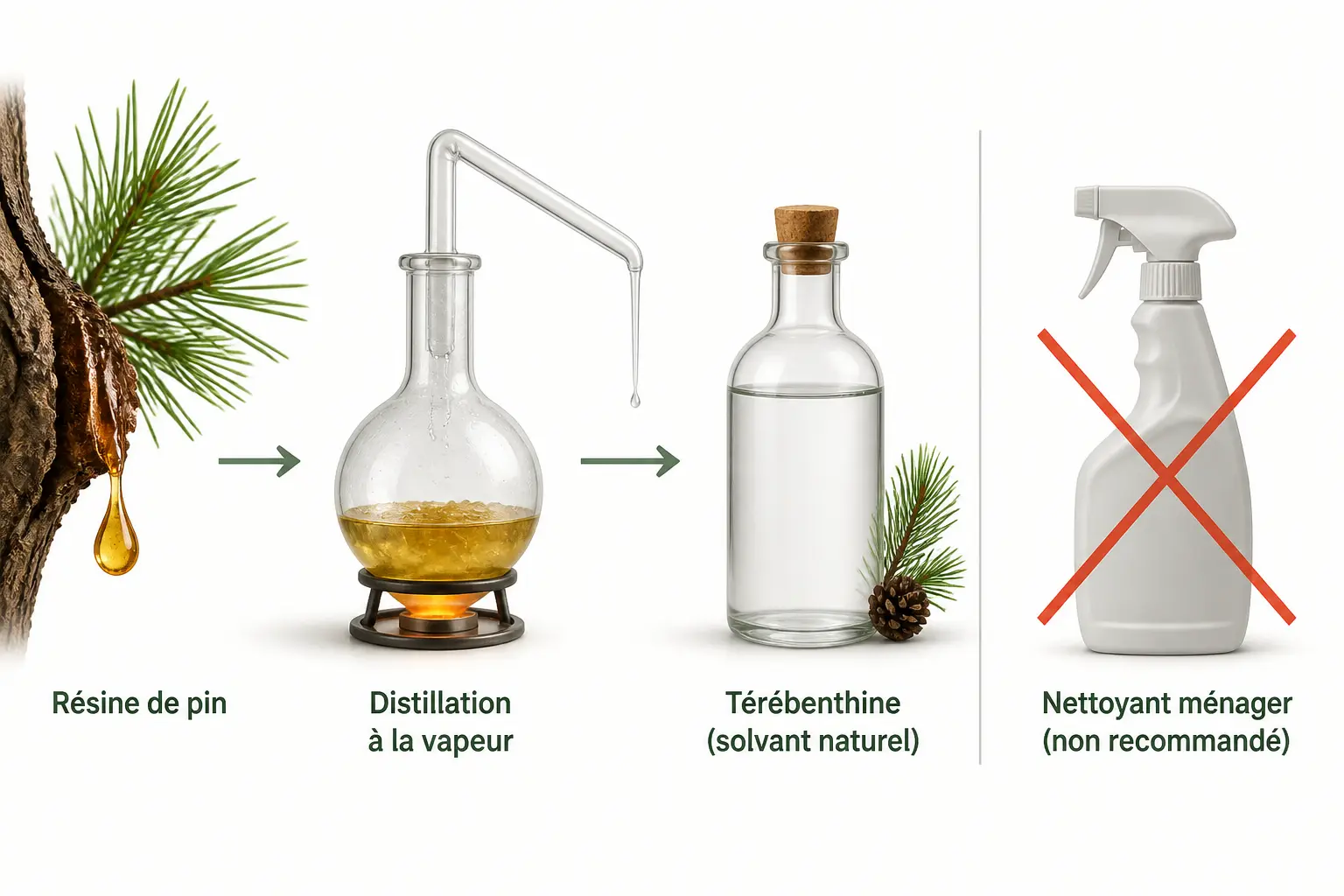 Qu’est-ce que l’essence de térébenthine, au juste ?