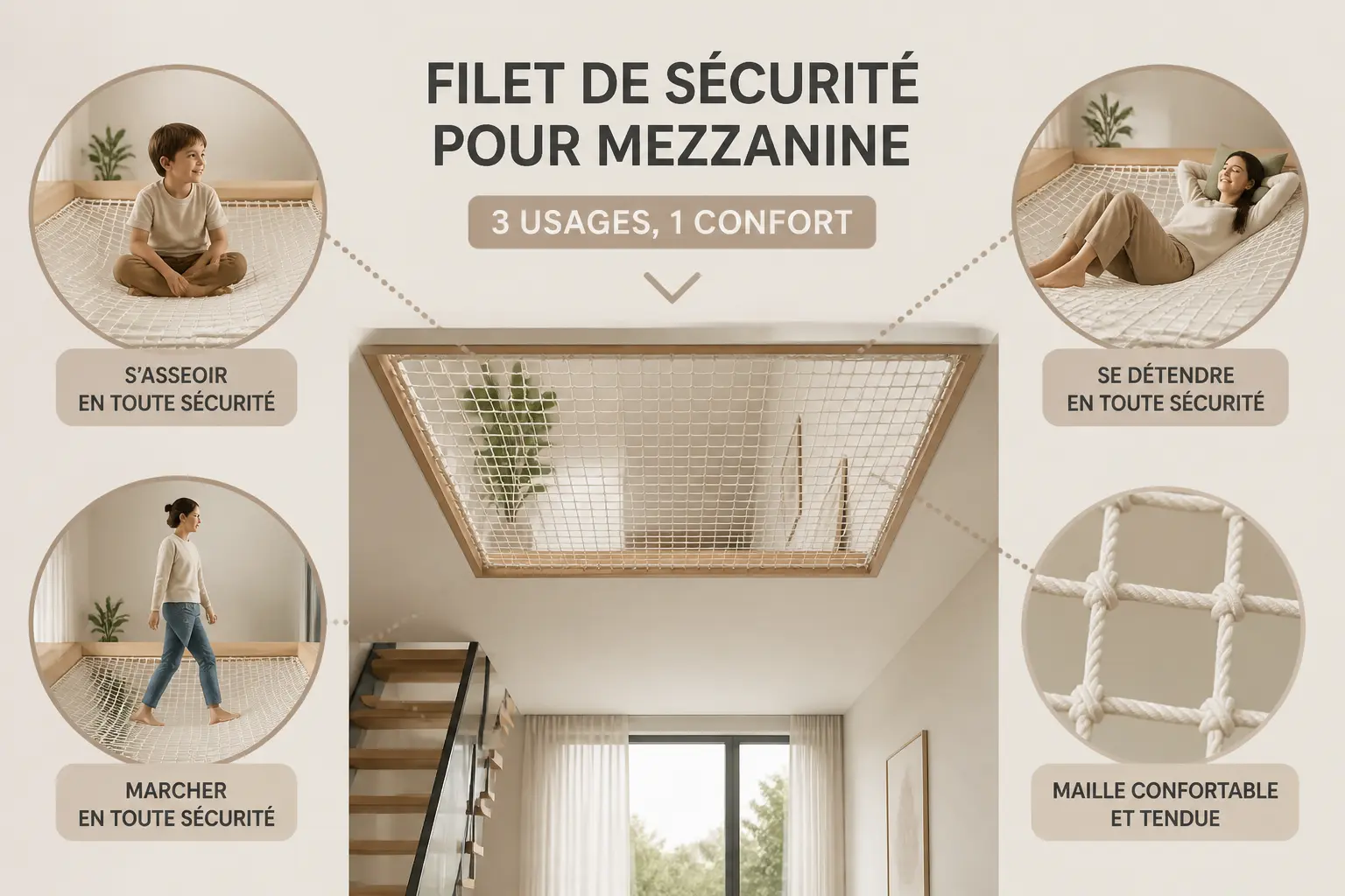 Comment choisir un filet de mezzanine adapté à votre usage ?