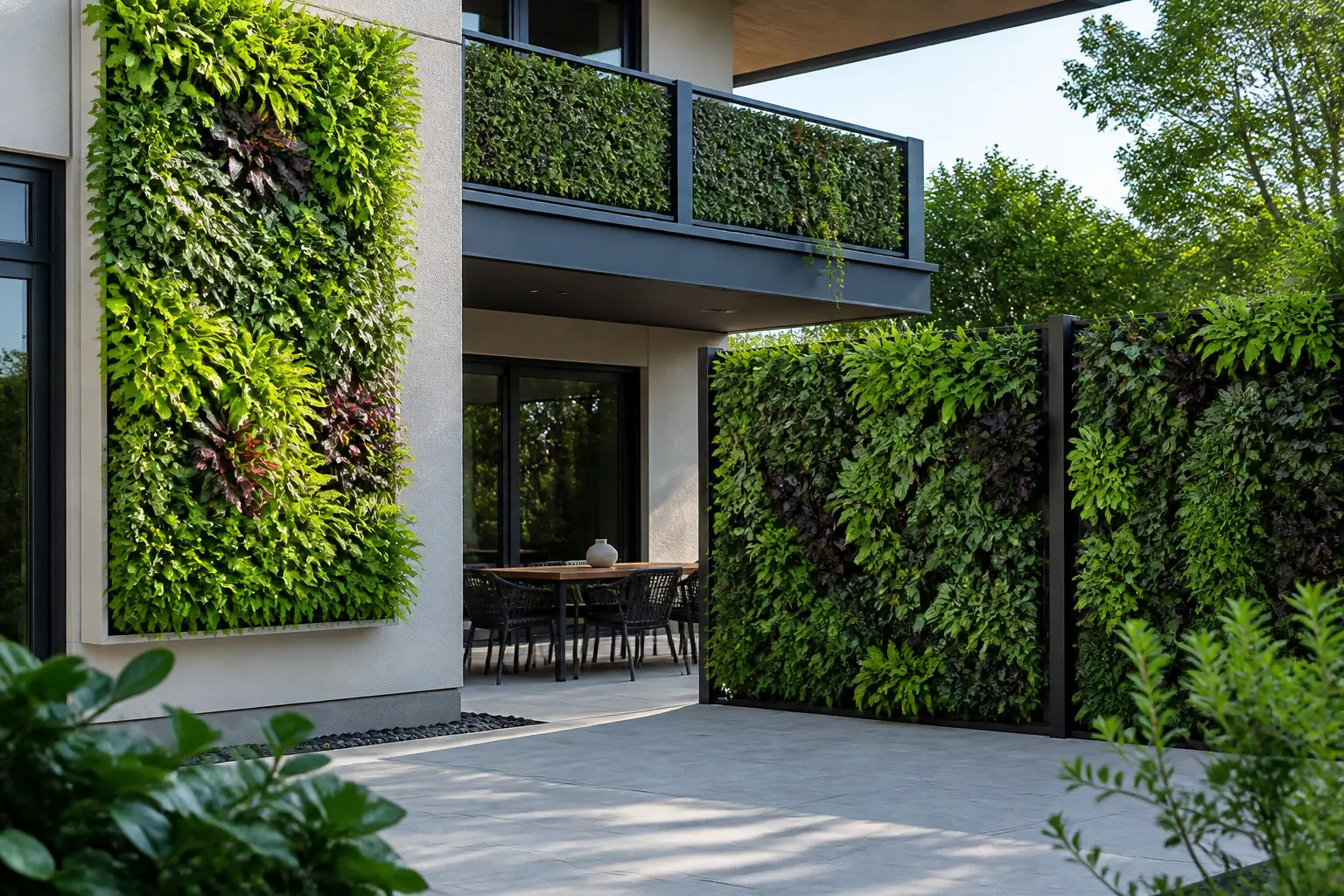 Mur végétal extérieur : à quoi sert-il vraiment sur une façade, un balcon ou une clôture ?